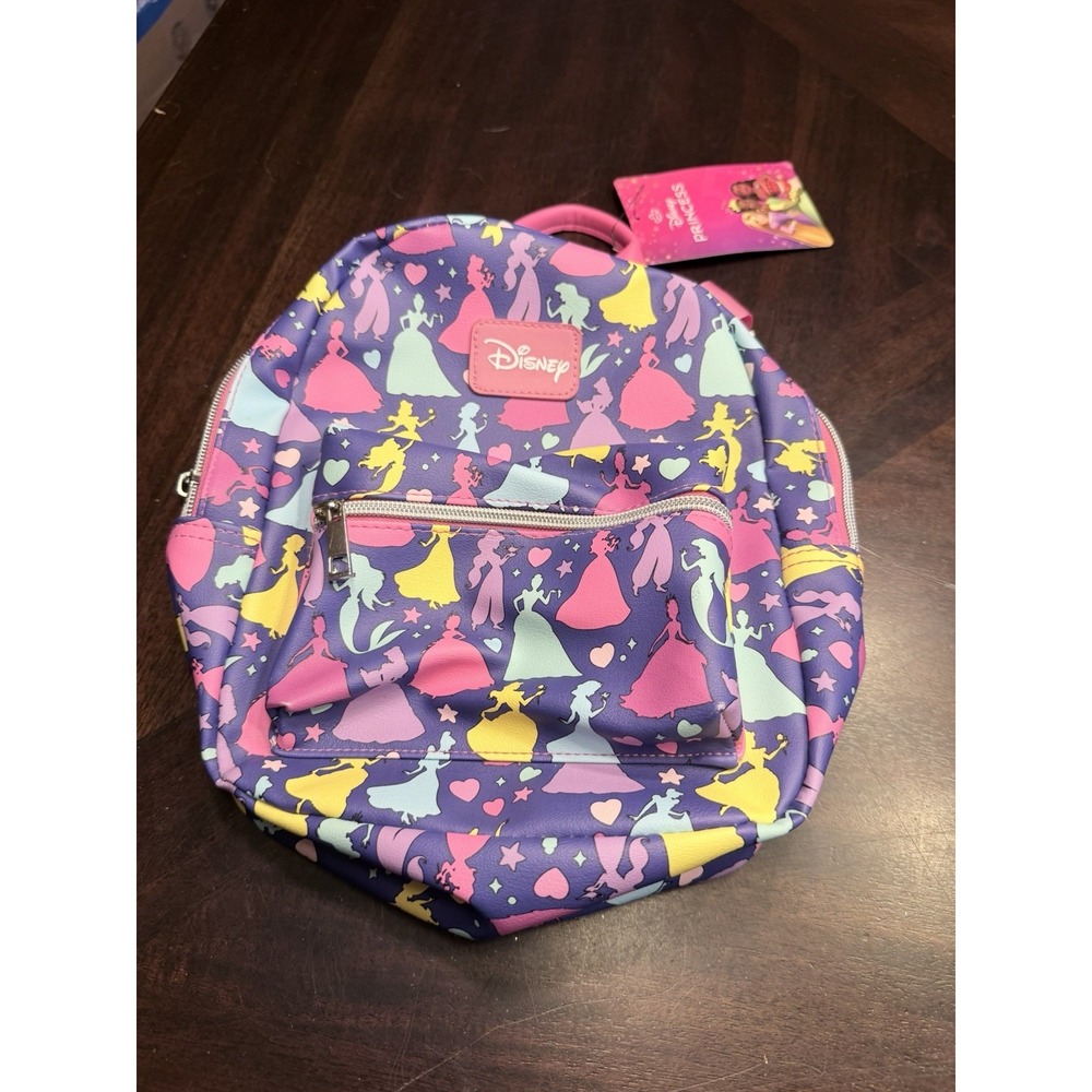Disney Princess Mini Baclpack Bioworld silhouette NWT